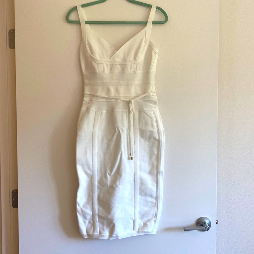 House of CB Bandage Dress in White